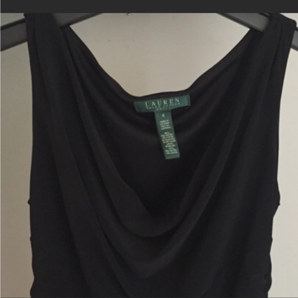 Ralph Lauren black party dress